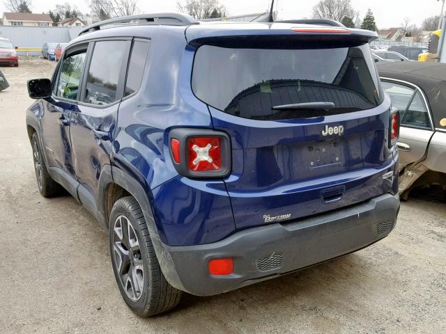 ZACCJABBXJPH33201 - 2018 JEEP RENEGADE L BLUE photo 3