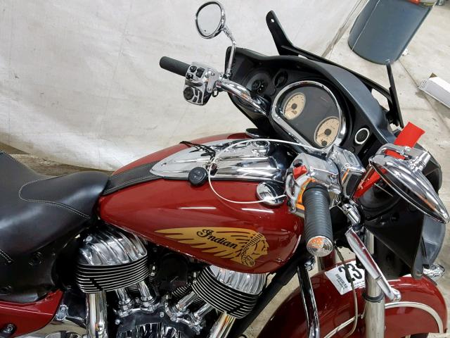 56KTCAAA4E3311805 - 2014 INDIAN MOTORCYCLE CO. CHIEFTAIN RED photo 5