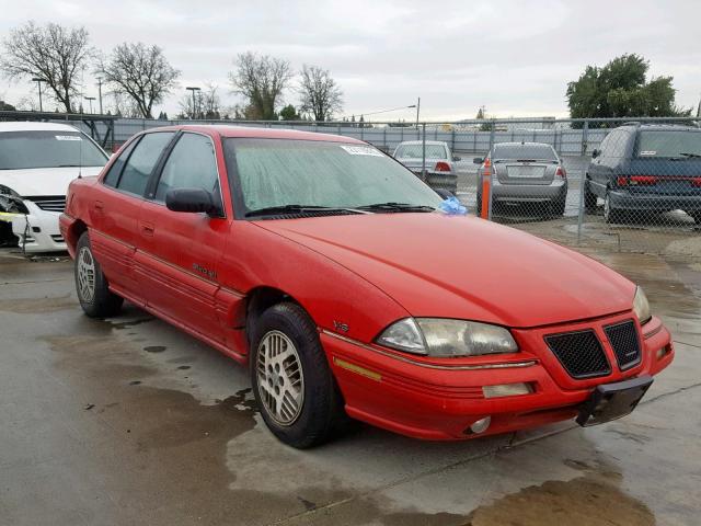 1G2NE54N4NC284883 - 1992 PONTIAC GRAND AM S 红色 照片 1