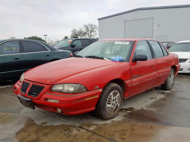 1G2NE54N4NC284883 - 1992 PONTIAC GRAND AM S 红色 照片 2