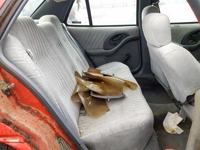 1G2NE54N4NC284883 - 1992 PONTIAC GRAND AM S 红色 照片 6