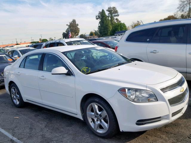 1G1ZC5EB9A4145918 - 2010 CHEVROLET MALIBU 1LT WHITE photo 1