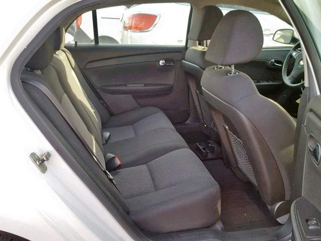1G1ZC5EB9A4145918 - 2010 CHEVROLET MALIBU 1LT WHITE photo 6