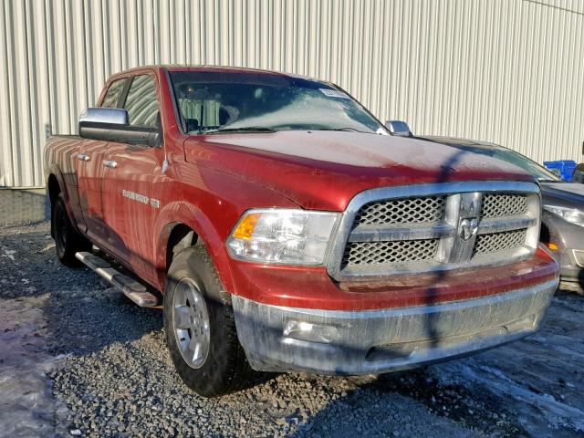 1C6RD7JT3CS336738 - 2012 DODGE RAM 1500 L BURGUNDY photo 1