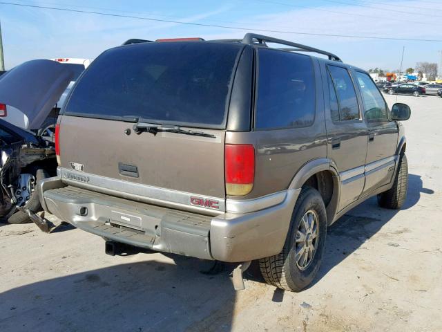 1GKDT13W7W2535830 - 1998 GMC JIMMY TAN photo 4