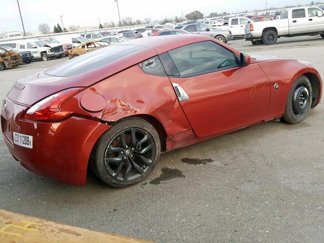 JN1AZ4EH6GM933911 - 2016 NISSAN 370Z BASE RED photo 4