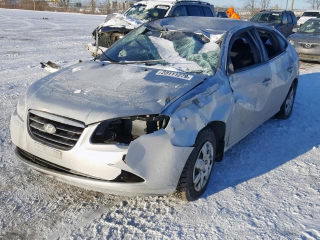 KMHDU45D67U018025 - 2007 HYUNDAI ELANTRA GL SILVER photo 2