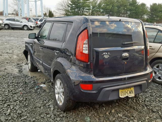 KNDJT2A58D7552053 - 2013 KIA SOUL შავი ფოტო 3