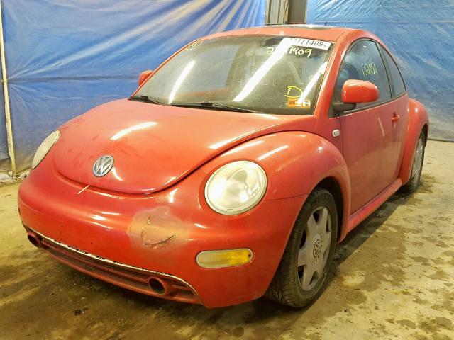 3VWCC21C1YM432790 - 2000 VOLKSWAGEN NEW BEETLE 红色 照片 2