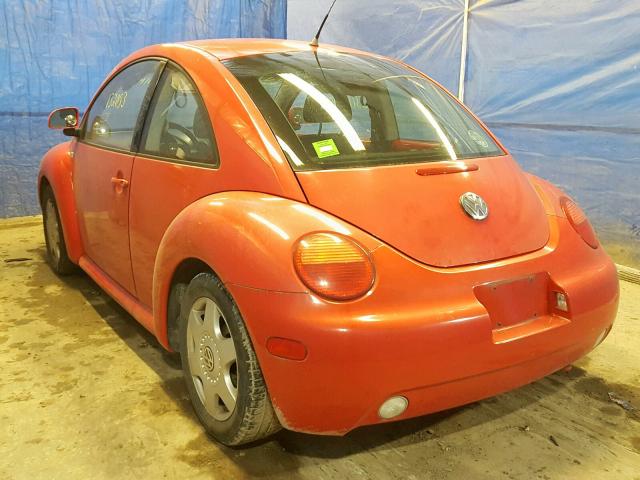 3VWCC21C1YM432790 - 2000 VOLKSWAGEN NEW BEETLE 红色 照片 3