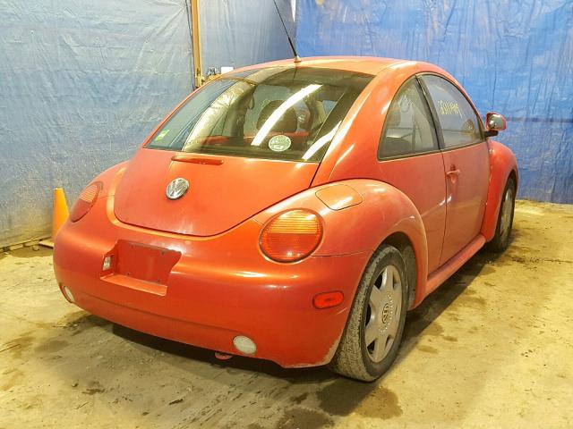 3VWCC21C1YM432790 - 2000 VOLKSWAGEN NEW BEETLE 红色 照片 4