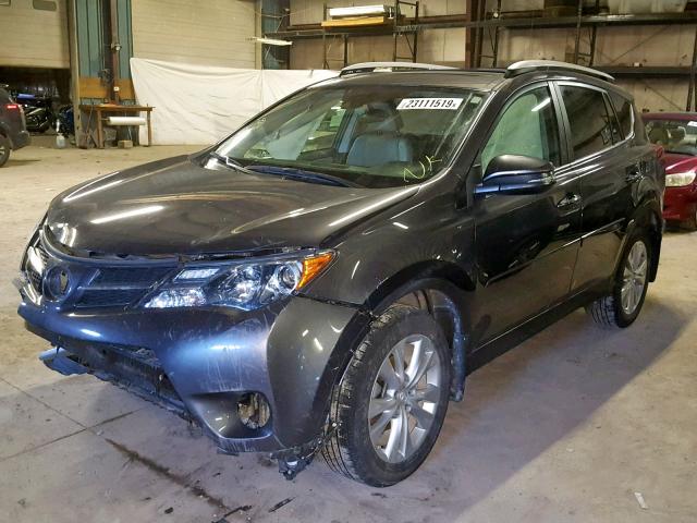 2T3DFREV3FW288142 - 2015 TOYOTA RAV4 LIMIT GRAY photo 2