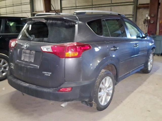 2T3DFREV3FW288142 - 2015 TOYOTA RAV4 LIMIT GRAY photo 4