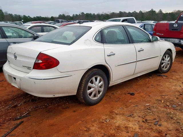 2G4WD582761145126 - 2006 BUICK LACROSSE C WHITE photo 4