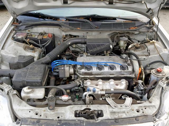 2HGEJ6614YH575619 - 2000 HONDA CIVIC BASE SILVER photo 7