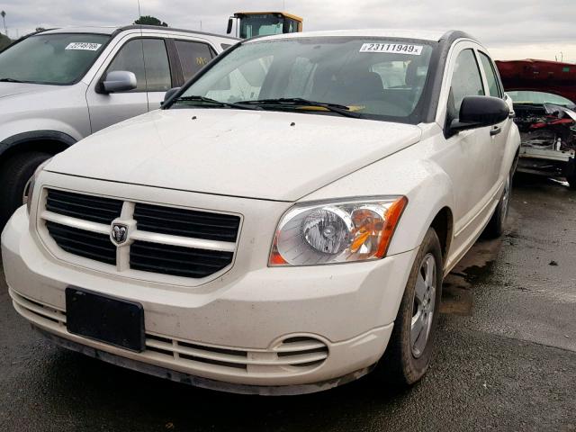 1B3HB28B08D696105 - 2008 DODGE CALIBER WHITE photo 2