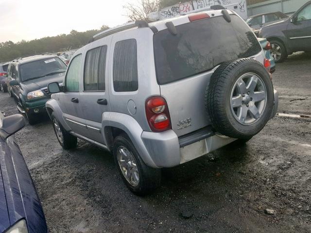 1J4GL58K06W272251 - 2006 JEEP LIBERTY LI SILVER photo 3