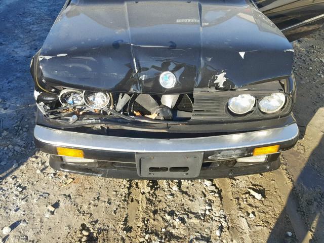 WBAAB5407G9690354 - 1986 BMW 325 E BLACK photo 7