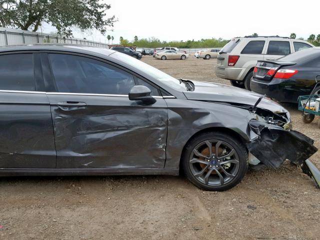 3FA6P0HDXJR213624 - 2018 FORD FUSION SE CHARCOAL photo 9