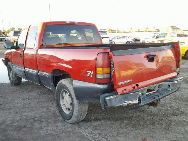 1GTEK19T9YZ250363 - 2000 GMC NEW SIERRA RED photo 3