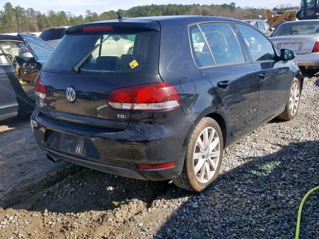 WVWNM7AJ9AW264181 - 2010 VOLKSWAGEN GOLF BLACK photo 4