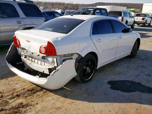 1G1ZG57B39F157290 - 2009 CHEVROLET MALIBU LS WHITE photo 4