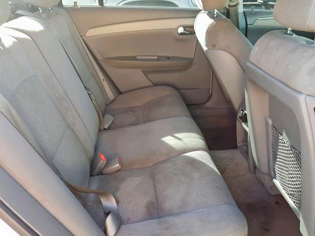 1G1ZG57B39F157290 - 2009 CHEVROLET MALIBU LS WHITE photo 6