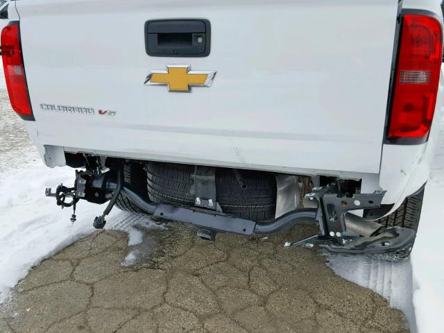 1GCGTBEN3H1205792 - 2017 CHEVROLET COLORADO WHITE photo 9