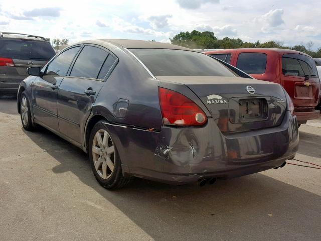 1N4BA41E15C877132 - 2005 NISSAN MAXIMA SE 灰色 照片 3