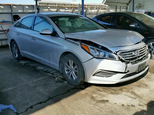 5NPE24AFXGH433901 - 2016 HYUNDAI SONATA SE SILVER photo 1