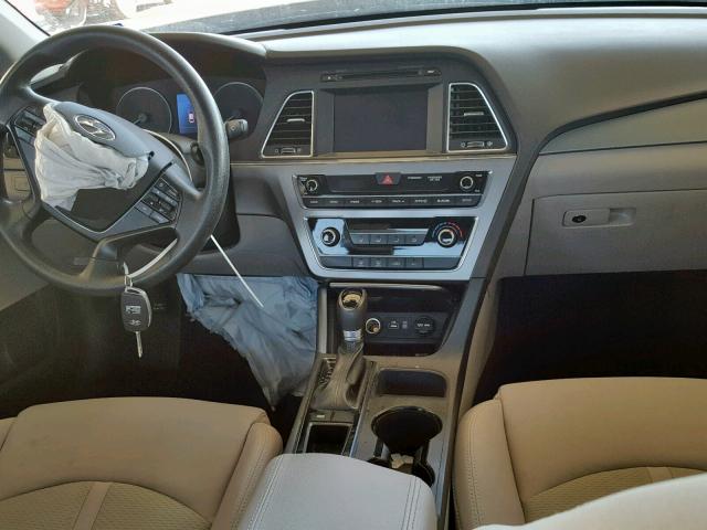 5NPE24AFXGH433901 - 2016 HYUNDAI SONATA SE SILVER photo 9