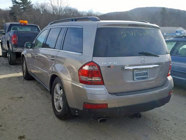 4JGBF71E57A102856 - 2007 MERCEDES-BENZ GL 450 4MA SILVER photo 3