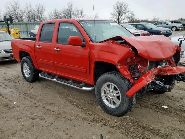 1GCHTCFE1C8131782 - 2012 CHEVROLET COLORADO L RED photo 1