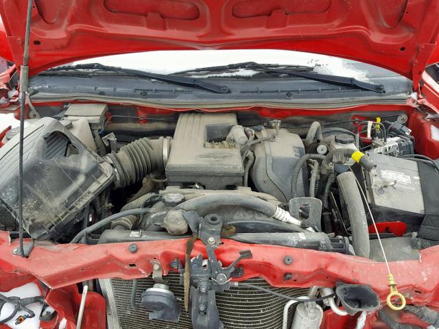 1GCHTCFE1C8131782 - 2012 CHEVROLET COLORADO L RED photo 7