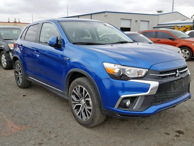 JA4AP3AW0JU014375 - 2018 MITSUBISHI OUTLANDER BLUE photo 1