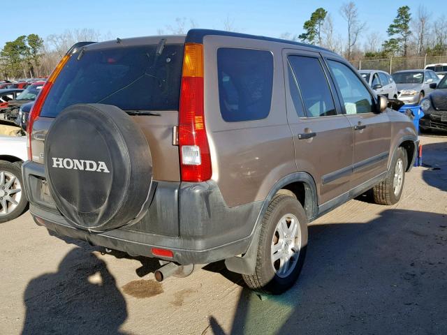 SHSRD78804U242172 - 2004 HONDA CR-V EX GREEN photo 4