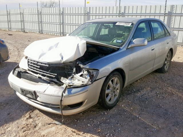 4T1BF28B73U281764 - 2003 TOYOTA AVALON XL GRAY photo 2