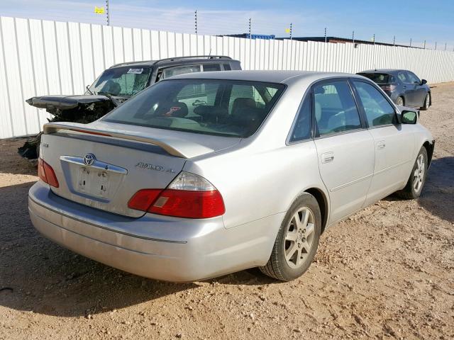 4T1BF28B73U281764 - 2003 TOYOTA AVALON XL GRAY photo 4