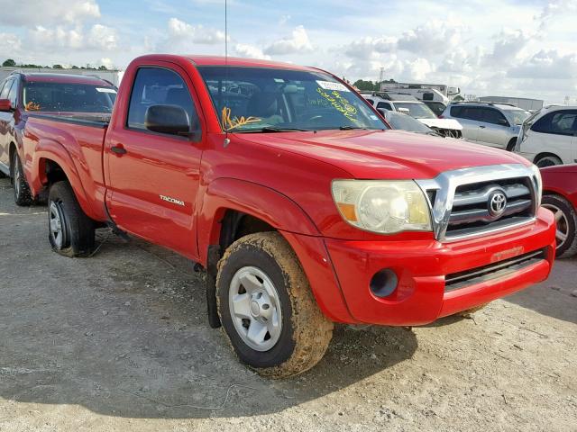 5TEPX42N36Z252764 - 2006 TOYOTA TACOMA RED photo 1