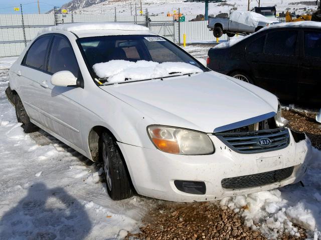 KNAFE121985508423 - 2008 KIA SPECTRA EX WHITE photo 1