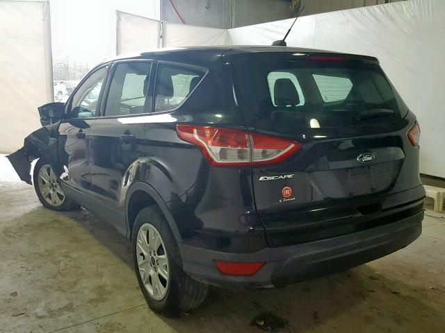 1FMCU0F72EUA50111 - 2014 FORD ESCAPE S BLACK photo 3