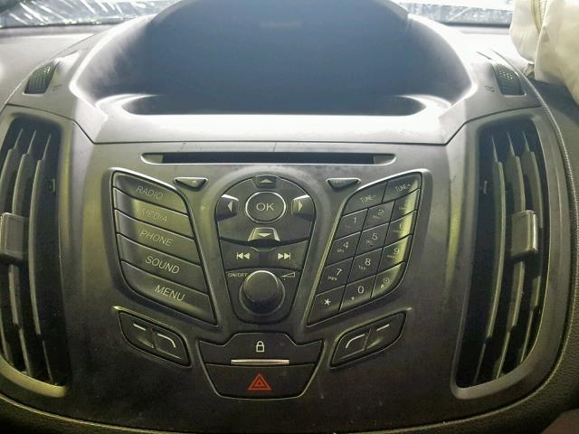 1FMCU0F72EUA50111 - 2014 FORD ESCAPE S BLACK photo 9