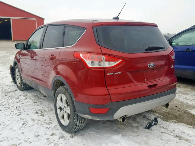 1FMCU9GX7DUB86767 - 2013 FORD ESCAPE SE RED photo 3