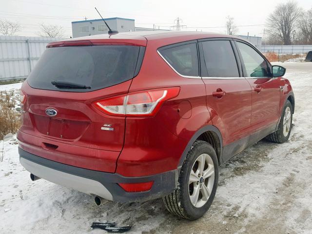 1FMCU9GX7DUB86767 - 2013 FORD ESCAPE SE RED photo 4