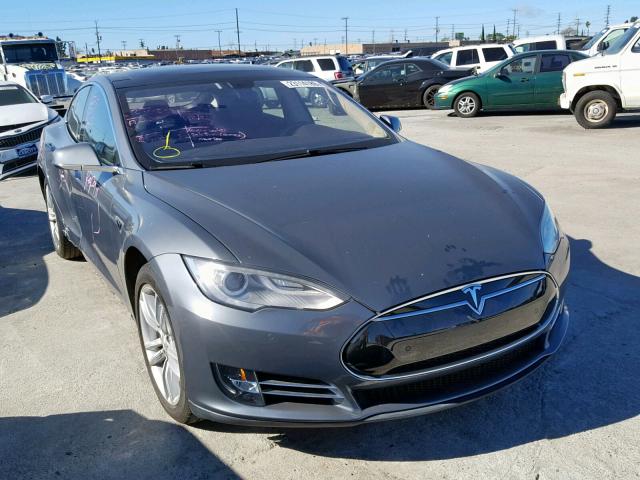 5YJSA1CN5DFP20081 - 2013 TESLA MODEL S SILVER photo 1