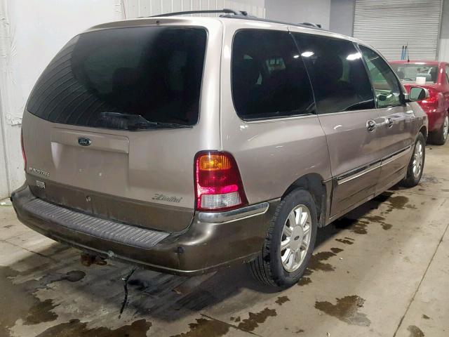 2FMDA58482BB66864 - 2002 FORD WINDSTAR L TAN photo 4