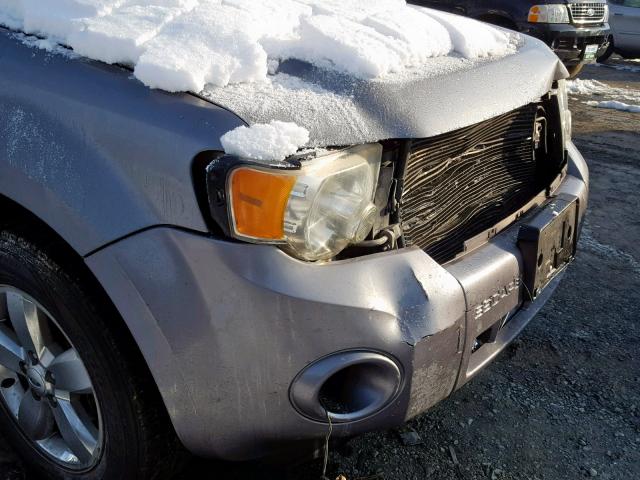 1FMCU93188KB47060 - 2008 FORD ESCAPE XLT GRAY photo 9