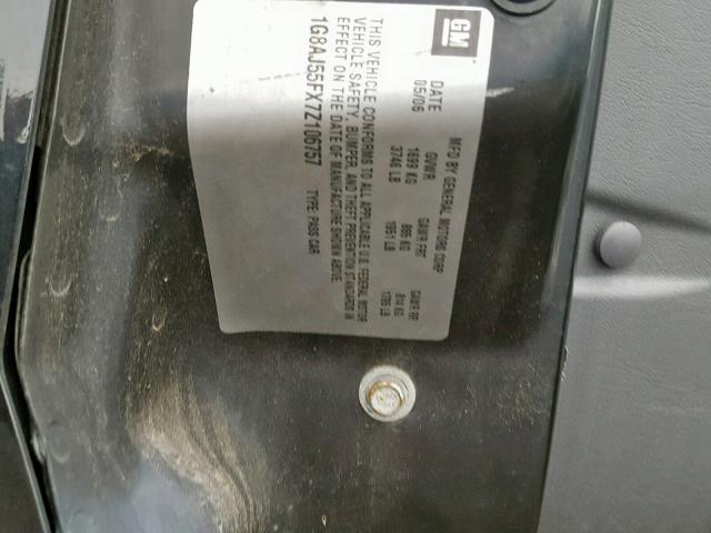 1G8AJ55FX7Z106757 - 2007 SATURN ION LEVEL BLACK photo 10
