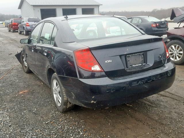 1G8AJ55FX7Z106757 - 2007 SATURN ION LEVEL BLACK photo 3