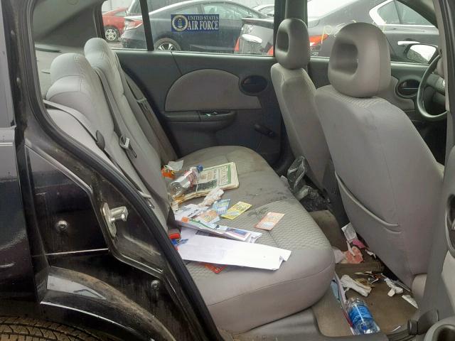 1G8AJ55FX7Z106757 - 2007 SATURN ION LEVEL BLACK photo 6